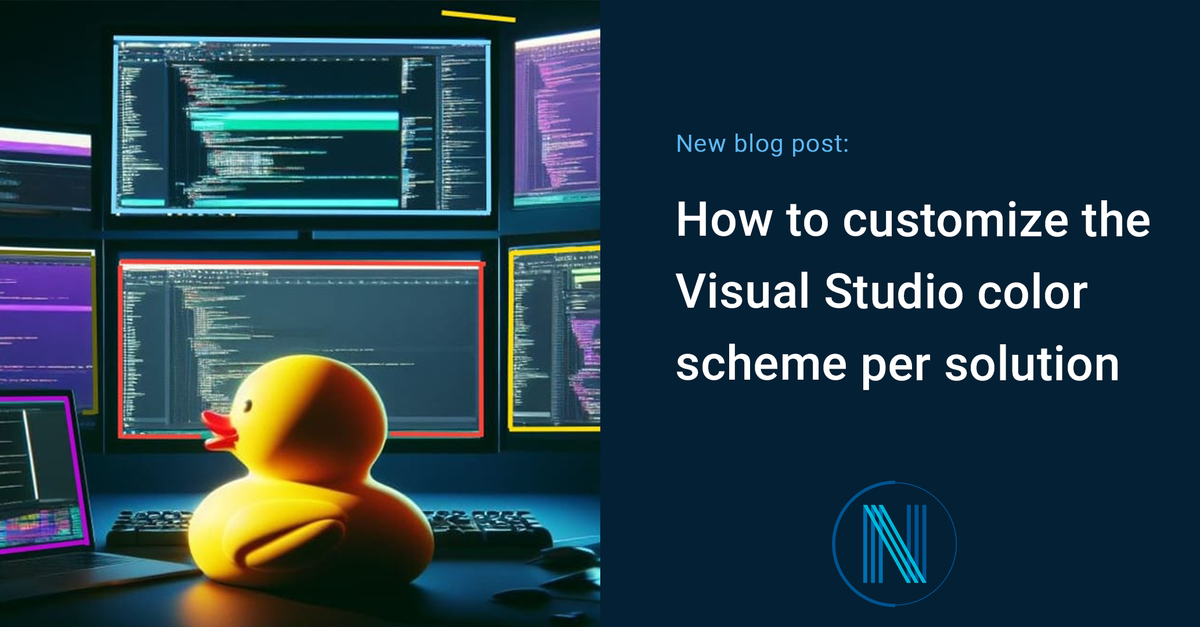 How to customize the Visual Studio color scheme per solution